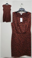 Animal print sleeveless dress