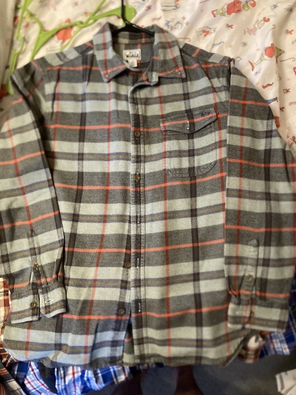 WOOLRICH Plaid / Checkered Flannel button-down Shirt  / Jacket Large