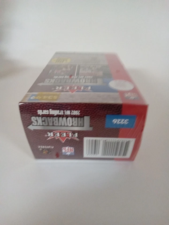 2002 Fleer Throwbacks NFL Football Trading Cards Sealed Box -# - Image 4 of 4