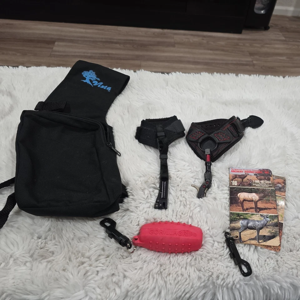 Tru-Fire Hard Core Buckle Archery Release. Black/Red. - Image 2 of 4