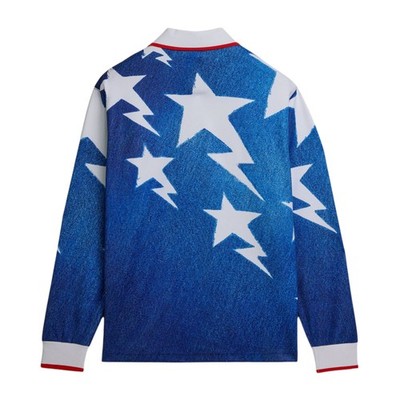 Adidas x BAPE LSL Star Jersey 'Medium Blue Denim' | eBay