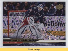 2024 Upper Deck Extended Series Speckled Rainbow Foil Elvis Merzlikins READ fn5