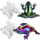 2PCS Frogs Shape Resin Molds, Animal Silicone Molds 3D Cute Resin Molds for4473