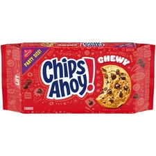 CHIPS AHOY Chewy Fudgy Chocolate Chip Cookies, Party Size, 26 oz