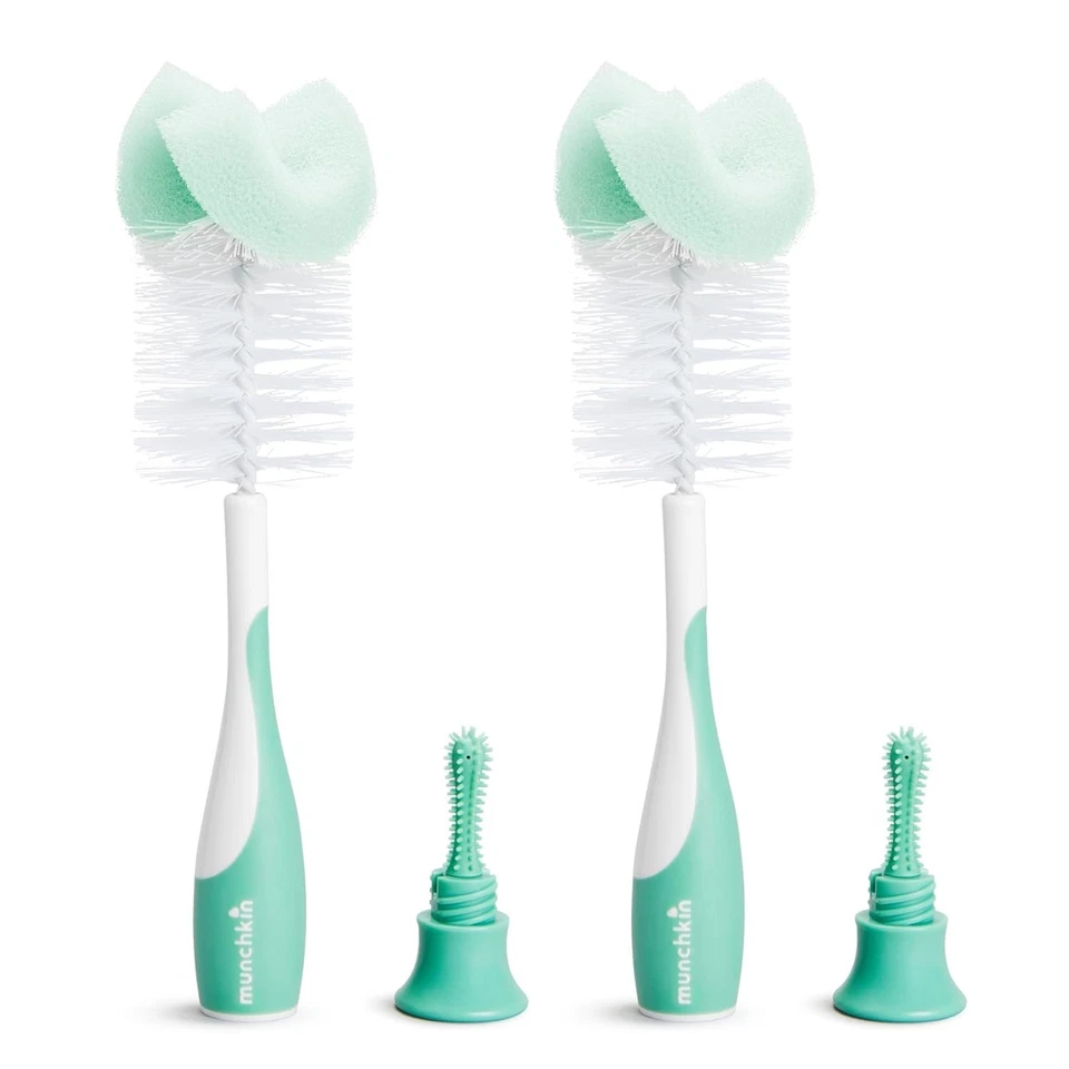 Juego de cepillos para biberones y pezones sin BPA - Esenciales de limpieza suaves pero efectivos Foto 3 de 4