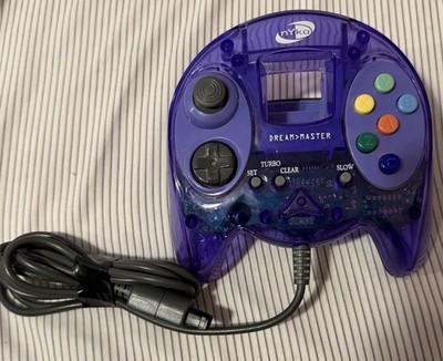 NYKO Dream Master Controller for Sega Dreamcast Purple *Tested Working*