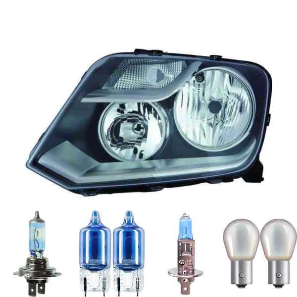 Halogen Scheinwerfer Hauptscheinwerfer Links H7 FüR VW Amarok Inklusive Lampen-image