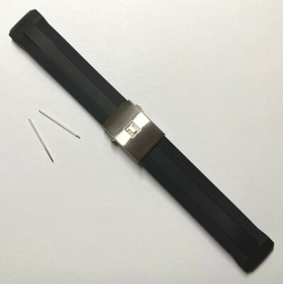 Tissot T-Touch Expert SOLAR T110420A Black Rubber Band Strap with