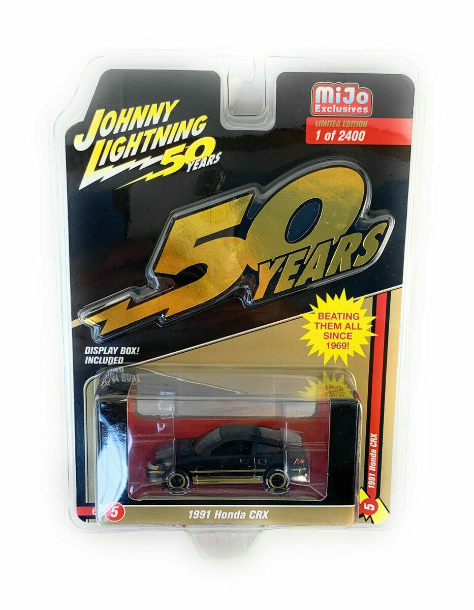 JOHNNY LIGHTNING JLCP7197 50th ANNIVERSARY IMPORT CARS 1/64 BLACK