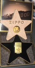 zippo Hollywood star 2001 Collectible Of The Year  Tin Insert Sealed Lighter