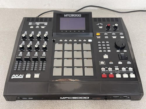 AKAI professional MPC5000 Music Production Center Sampler Drum Machine Tested