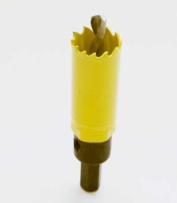 M42 Bi-Metal Hole Saw 7/8 Inch With Arbor and Pilot Center Drill Bit Hole Cutter