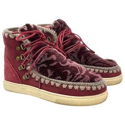 MOU Eskimo Ankle Boots Women's US Size 6 *READ*  Lace Up