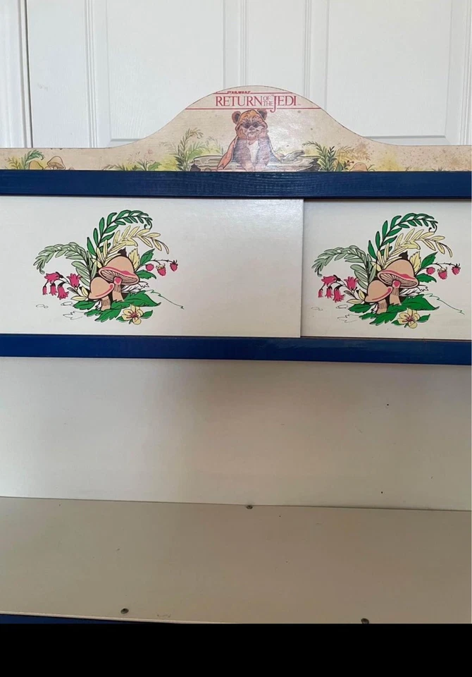 RARO De Colección 1983 Star Wars El Retorno del Jedi Librería Caja de Juguete Americano Foto 4 de 4