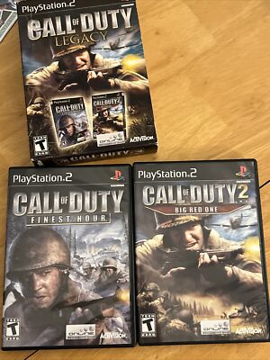 Call of Duty Legacy - Finest Hour & 2 Big Red One Sony Playstation