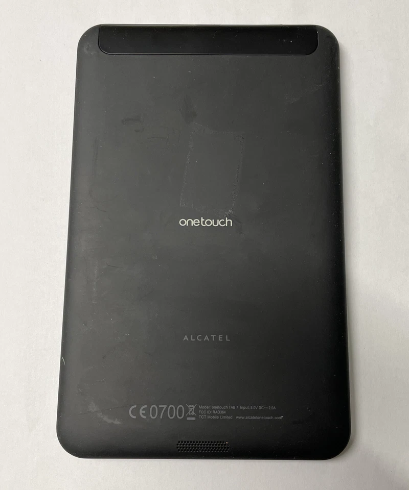 Alcatel one touch tab 7 Black - 7" android Faulty Spares Or Repairs - Image 2 of 2