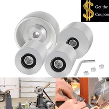 Belt Grinder 2"x72" Wheel Set Knife Grinder 5" Drive 5/8" Bore 3" Track 2" Idler