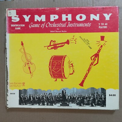 M.S. BOYTER Symphony: Game of Orchestral Instruments 1959 Carl Fischer 04136