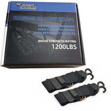 Heavy Duty Marine Boat Trailer 2 Inch Trailer Transom Tie-Down Straps 2 Pieces 