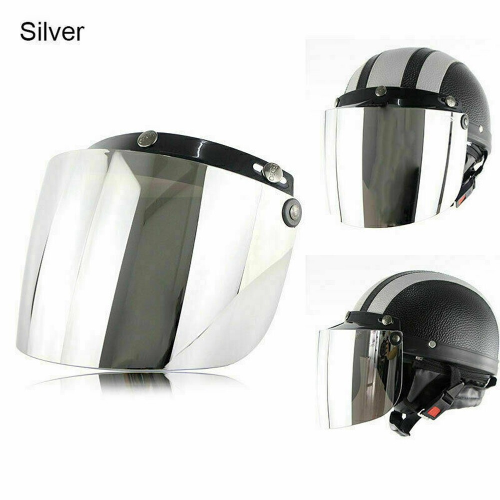Anti Glaring PC Lens for 3Snap For Retro Open Face Motorcycle Helmet