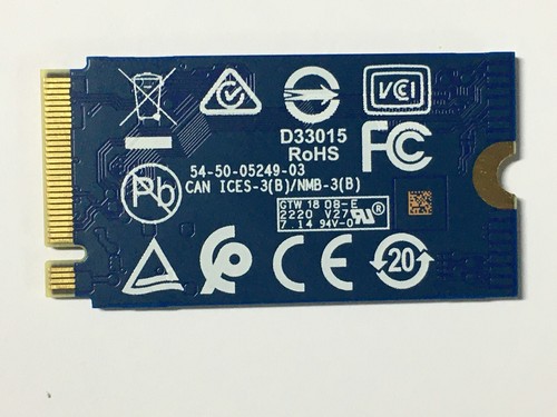 WD PC SN530 SDBPMPZ-1T00-1001 1TB M.2 2242 SSD PCIe Gen3 x4 NVMe Read Speed 2400 - Picture 3 of 8