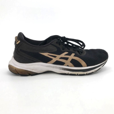 Asics Womens Gel Kumo Lyte 2 Running Shoes Black 1012A913 Lace Up Mesh Low 7M