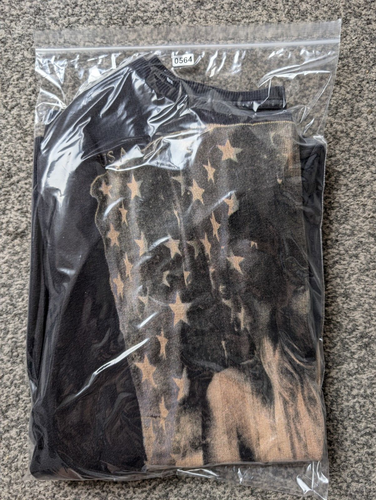 Religion Jumper Adult Large Black Outdoor Casual Skelton USA Flag Sweater Mens - Picture 14 of 14