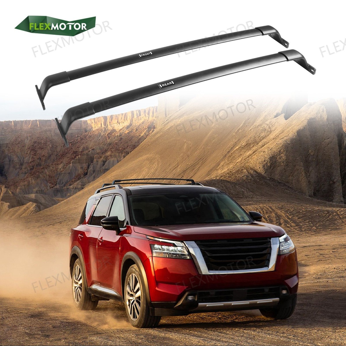 Roof Rack Cross Bars Fit for Nissan Pathfinder 2022-2024 Luggage