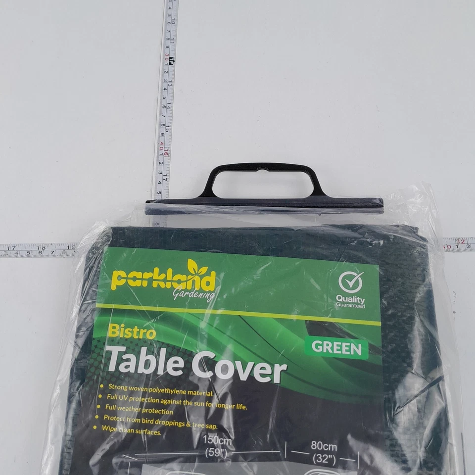PARKLAND GARDENING Cubierta de Mesa Bistro Verde H 90cm W 80cm L 150cm Foto 2 de 4