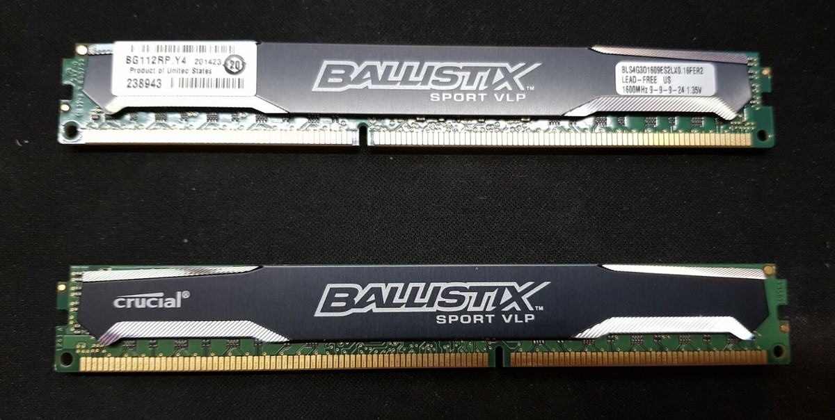 Crucial Ballistix Sport 2x4Gb (8GB) DDR3 1600MHz 9-9-9-24 1.35v