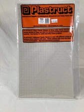 Plastruct 91624  Cement Block  12"x 7" Styrene   G Scale 1/24