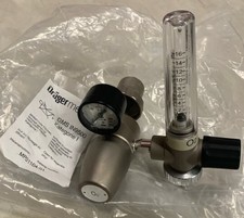 Dräger / regelbarer O2-Sauerstoff Flowmeter mit Gasflaschenanschluß / Neuware !!