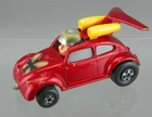 Vintage 1972 Matchbox Lesney 11 Diecast 1/64 Red Volkswagen Flying Bug VW Beetle