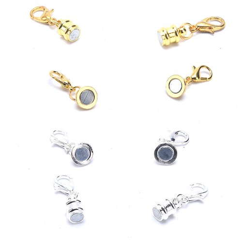 10pcs/lot Lobster Clasp Magnetic Hooks Jewelry Making DIY Handmade Accessori SV - Picture 7 of 20