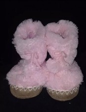 Arctic Trail Trading Co. Childs Pink Winter Slippers Size Small