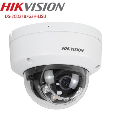 Hikvision 8MP IP Camera 4k ColorVu DS-2CD2187G2H-LISU Dome Smart-Hybrid-Light