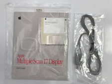 APPLE MULTIPLE SCAN 17 DISPLAY USER'S GUIDE WITH DISKETTE  CABLE NEW 030-5135-A