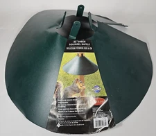Squirrel Baffle Green 22 inch 4x4 Post Mount Baffle Stop Squirrels Green