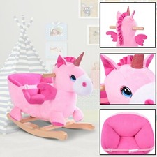 Plüsch Einhorn Schaukeltier Babyschaukel Spielzeug Kinderschaukel