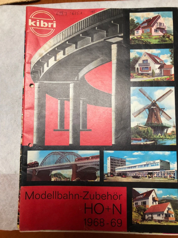 Kibri Katalog von 1968/69 gelocht gut - Schnäppchen - - Bild 1 von 1