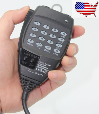 OEM EMS-57 DTMF Microphone For Alinco DR-135 DR-435 DR-635 DX-SR8T DX-77T Radios