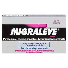Migraleve 24 Tablets PINK  Tablets | Migraine Pain Relief nausea1
