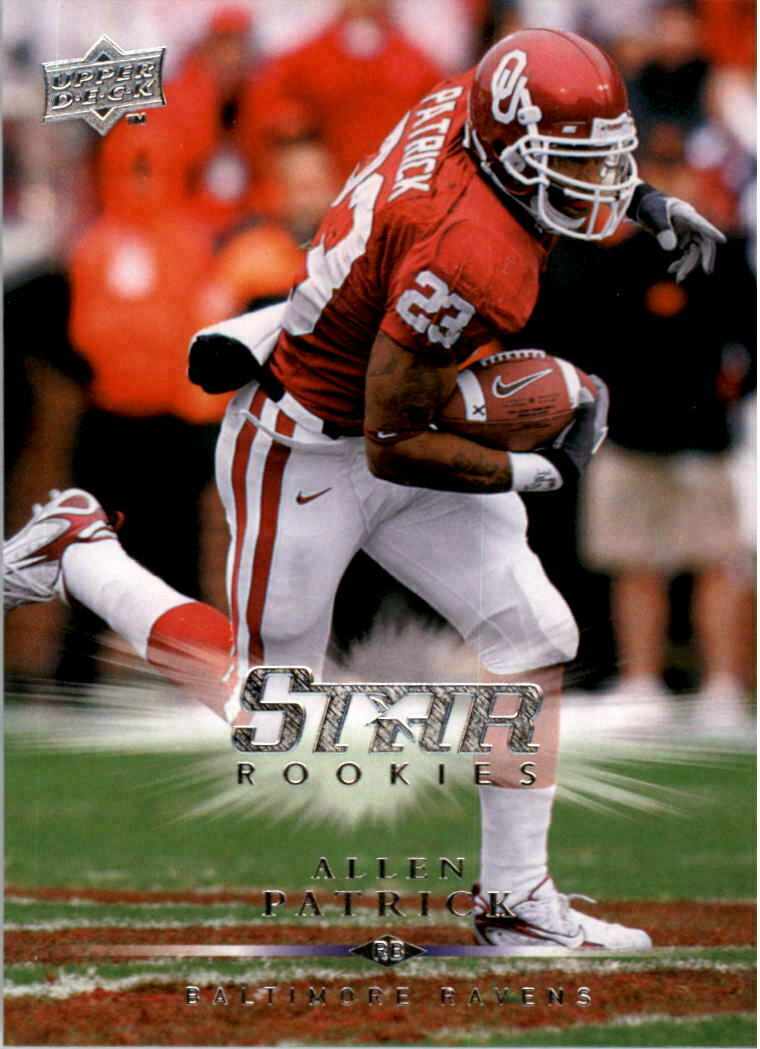 2008 Upper Deck Allen Patrick #205 Football DNA Games