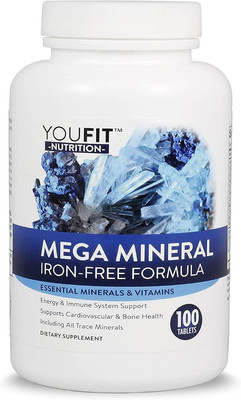 Mega Minerals Supplement by  | All 72 Trace Minerals | Premium Formula with Sour