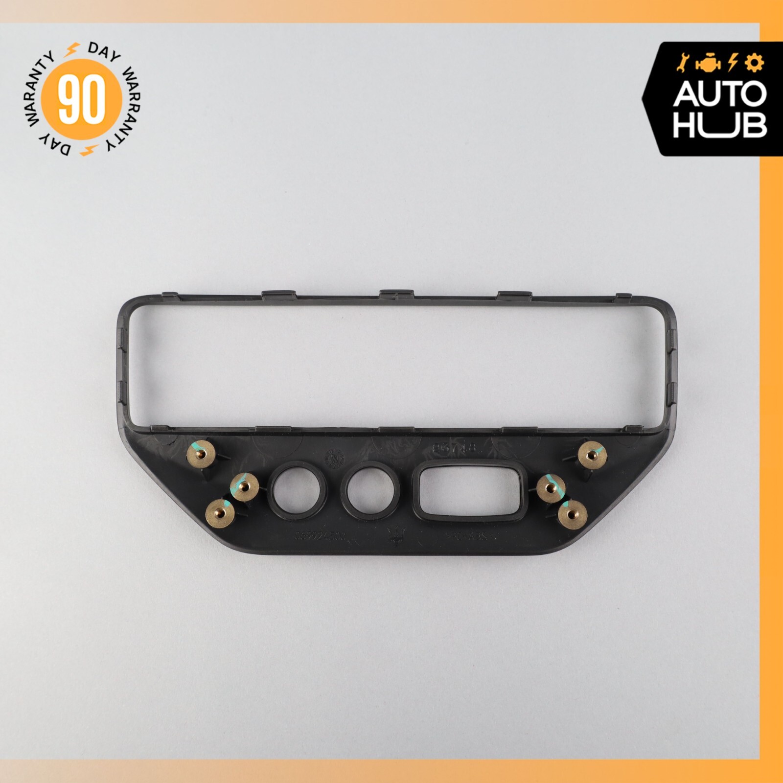 08-19 Maserati GranTurismo M145 Center Console Radio Trim Bezel Panel OEM 43k