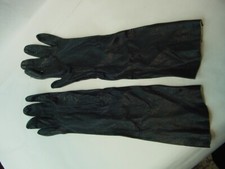 VTG LONG LEATHER GLOVES - WOMEN'S SIZE SMALL