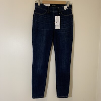 Judy Blue Womens Skinny Fit Jeans Mid-Rise Pull On Jegging Dark