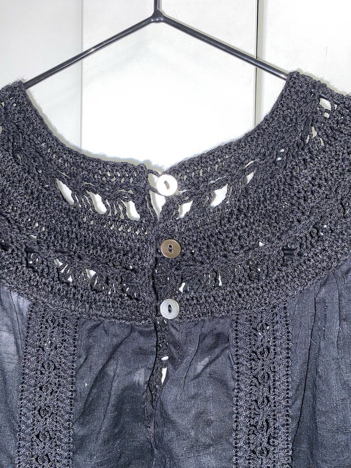 ZIMMERMANN Black Cotton Midi Dress Size 0 (68) eBay