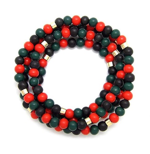 MENS BLACK WOODEN BEAD LONG TRENDY 36" NECKLACE HIP HOP - 第 16/22 張圖片