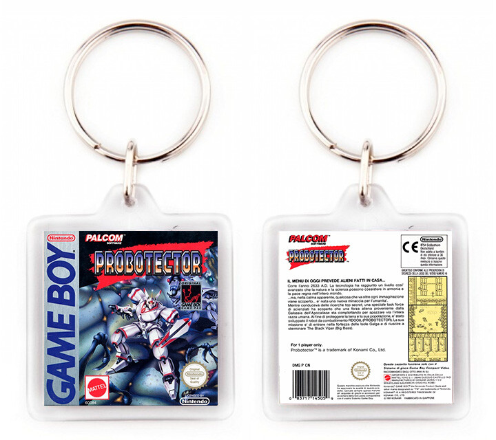 Probotector Game Boy Nintendo Porte-Clés Porte-Clé